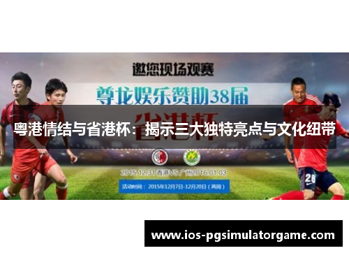 粤港情结与省港杯：揭示三大独特亮点与文化纽带